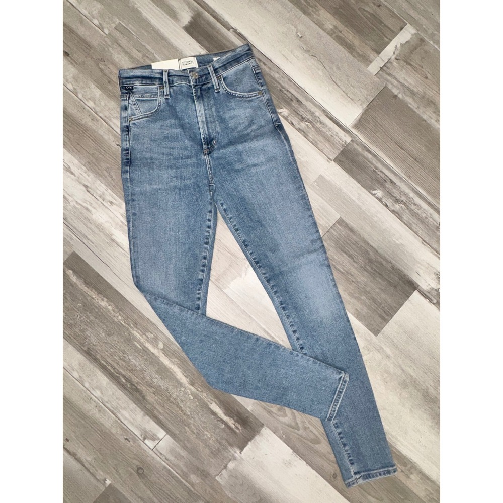 Citizens of Humanity Chrissy Jeans Womens Blue High Rise Skinny 24 1611B-372 NEW